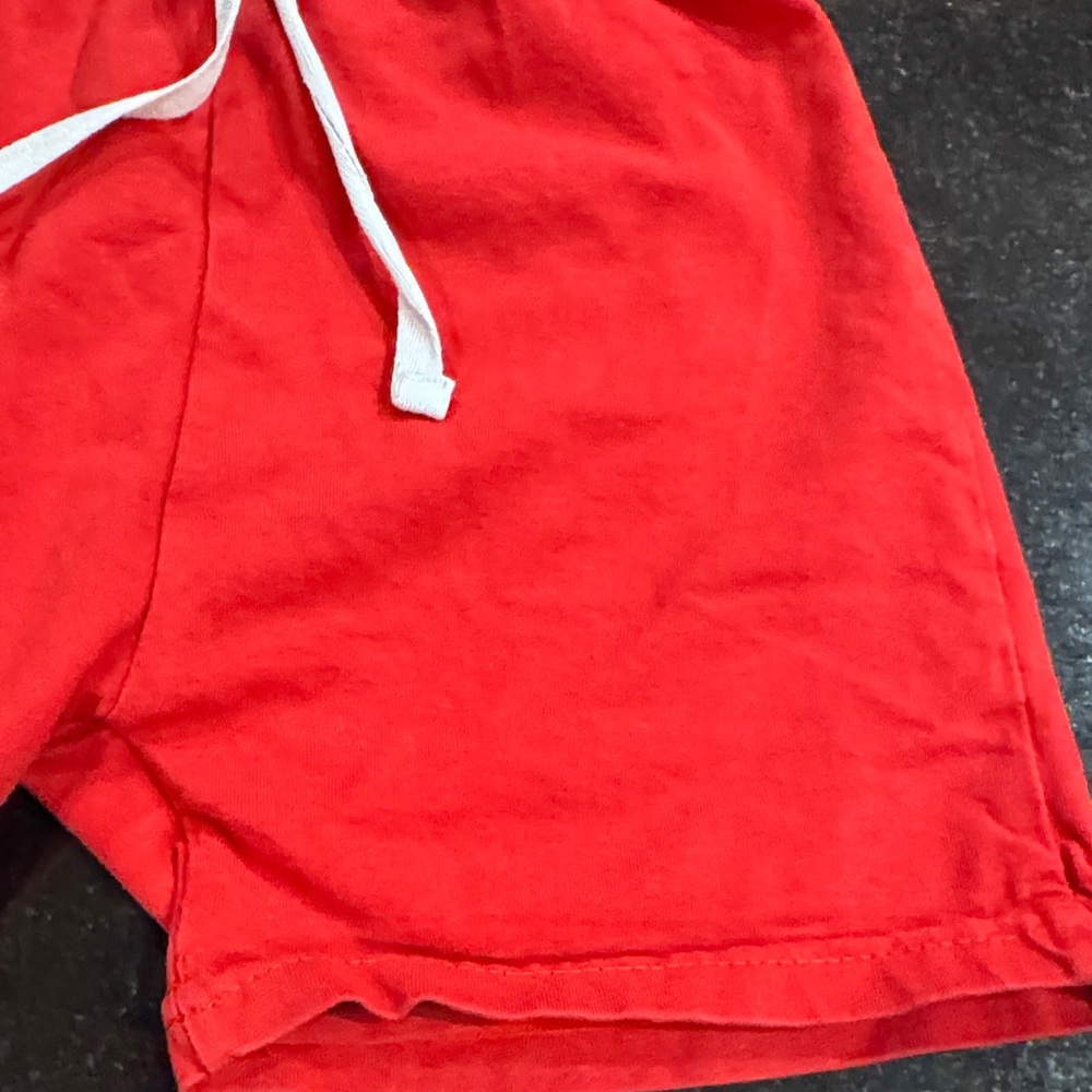 Red Drawstring Shorts - Picture 4 of 5